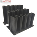 90 Degree vertical Sidewall Corrugated wave conveyor belt wall stand inclined upward flexowell conveyor belt